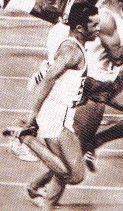 La finale 100m des J.O. de Mexico-City en 1968
