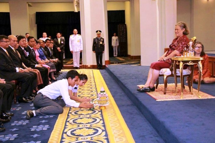 La princesse dans son Palais