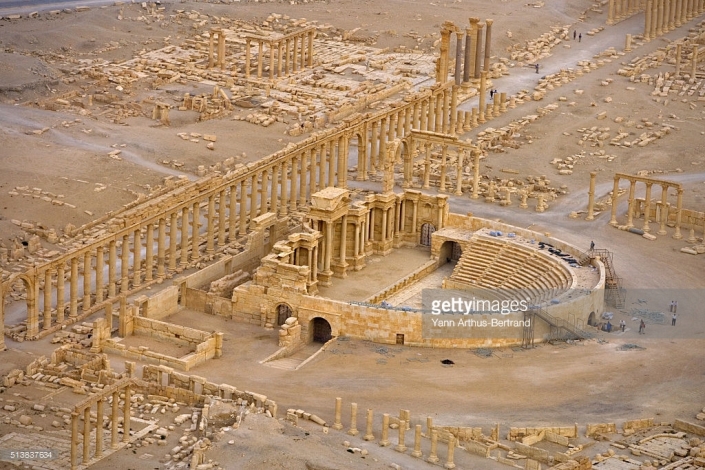 L'ancienne cité de Palmyre avant la guerre.
